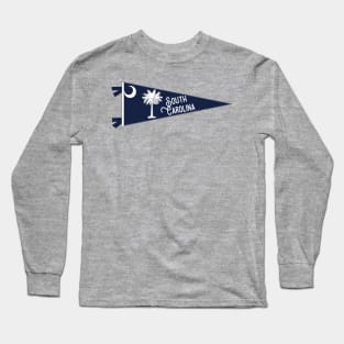 South Carolina Flag Pennant Long Sleeve T-Shirt